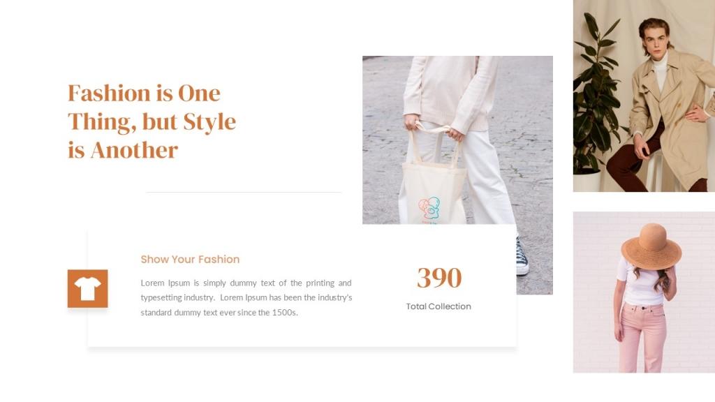 Fashion Presentation Template PPTX