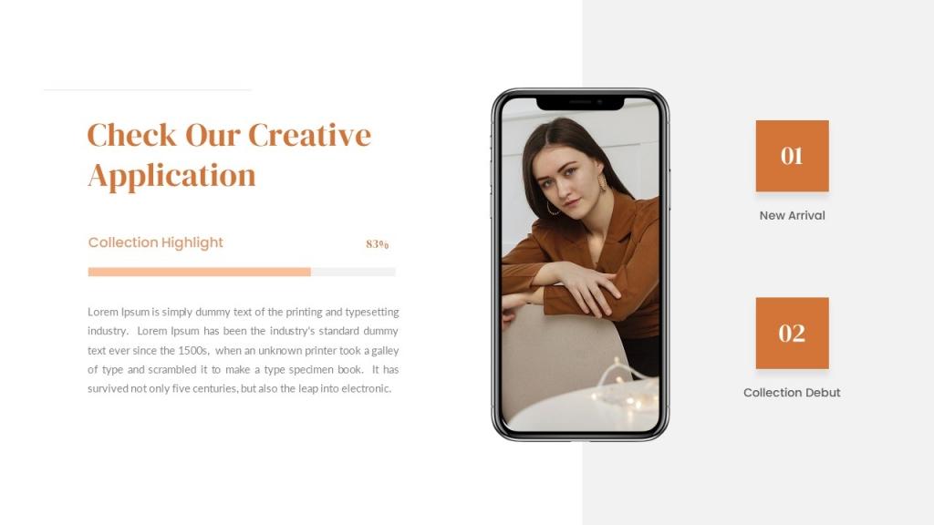 Fashion Presentation Template PPTX