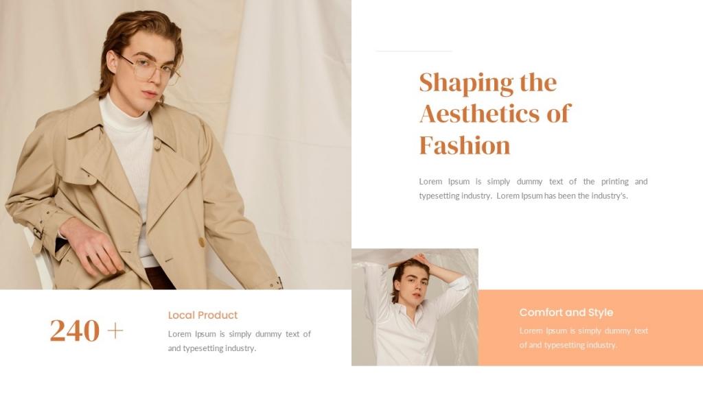 Fashion Presentation Template PPTX