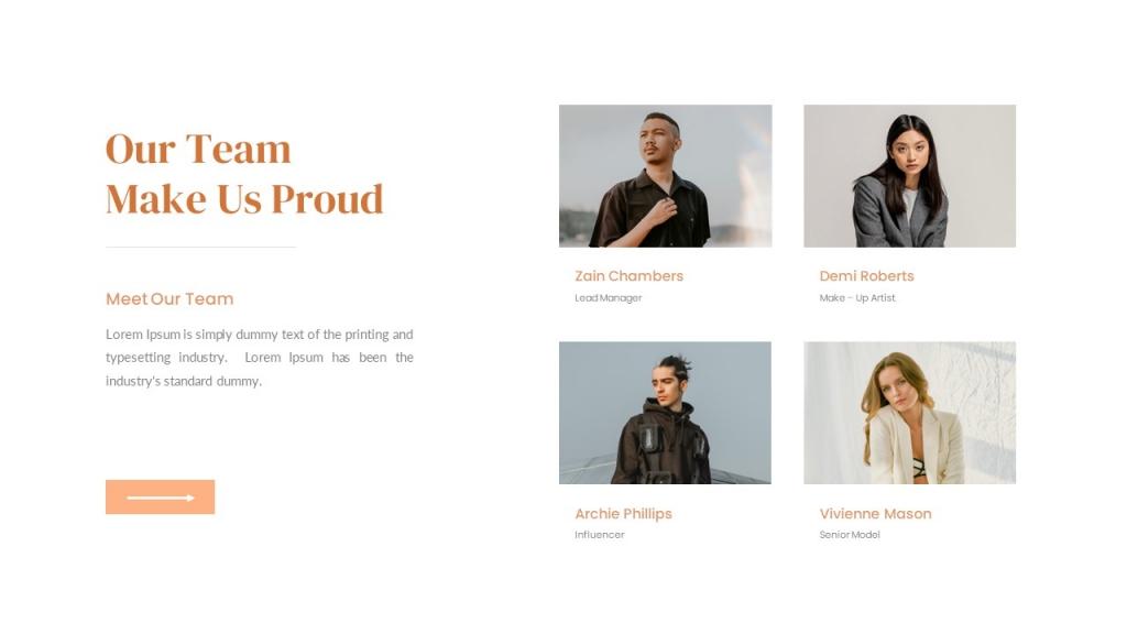 Fashion Presentation Template PPTX