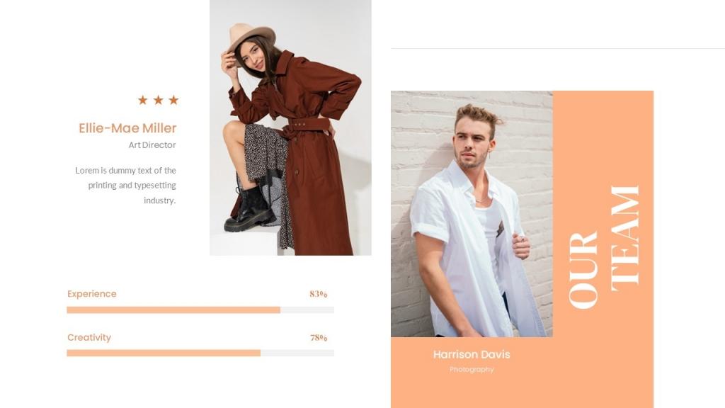 Fashion Presentation Template PPTX