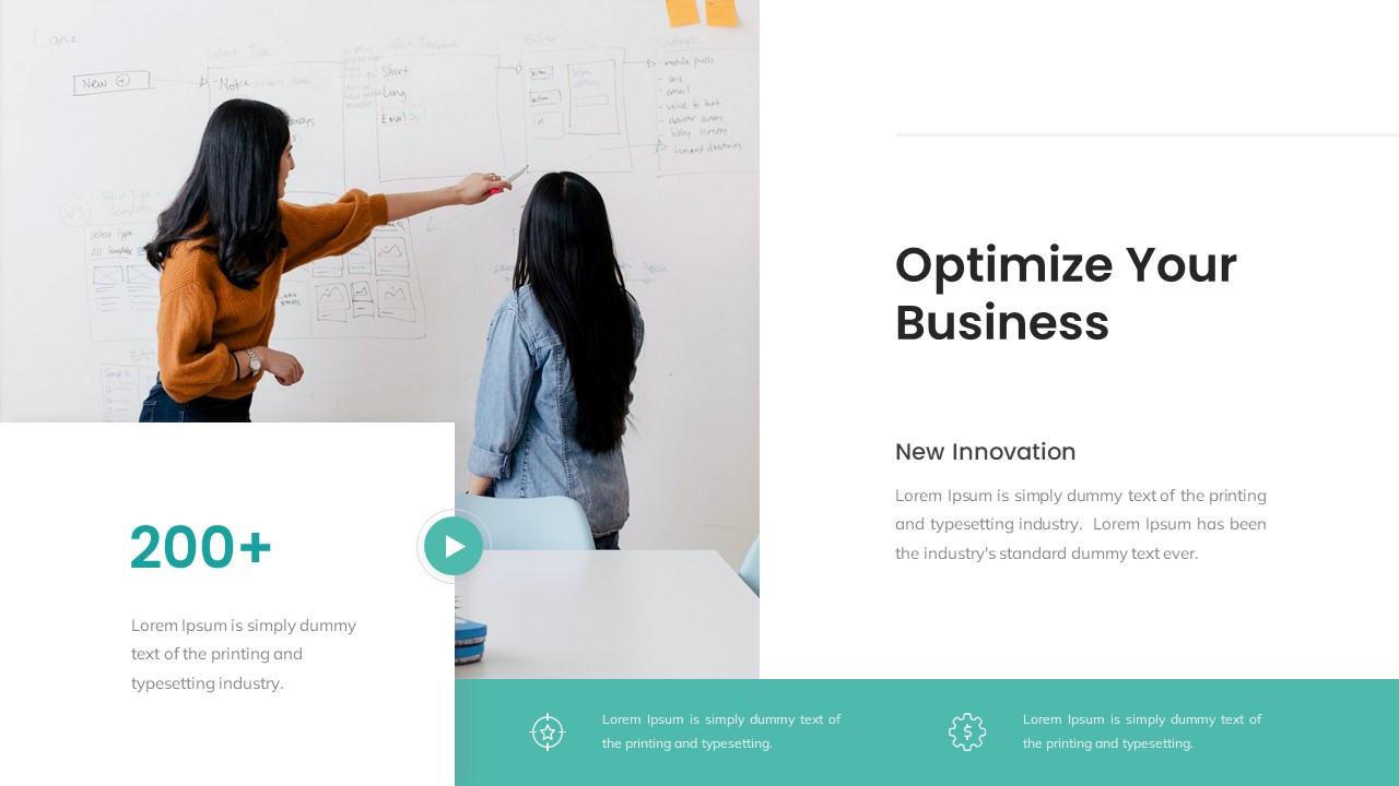 Minimalist Business Presentation PPTX