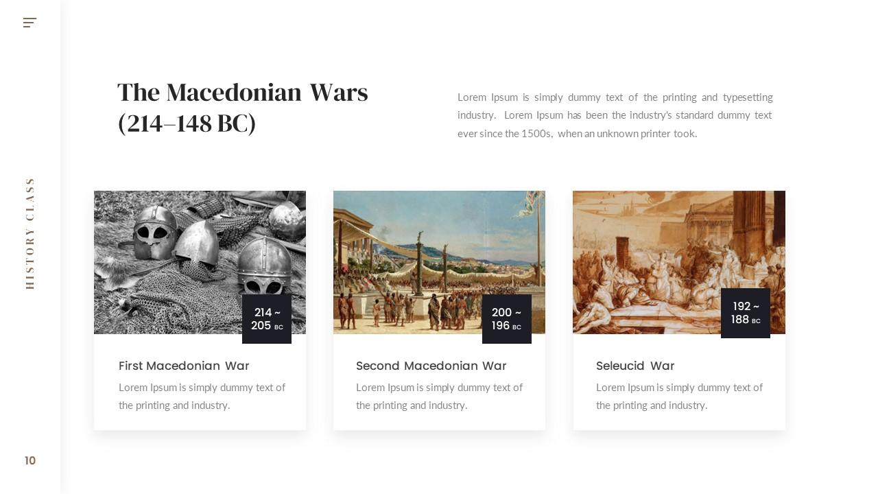 History Class Presentation template PPTX