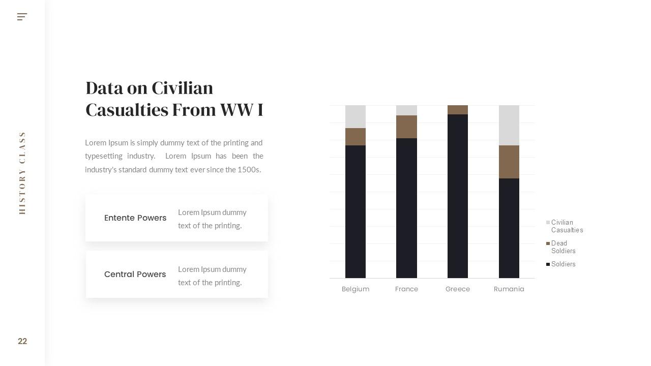 History Class Presentation template PPTX