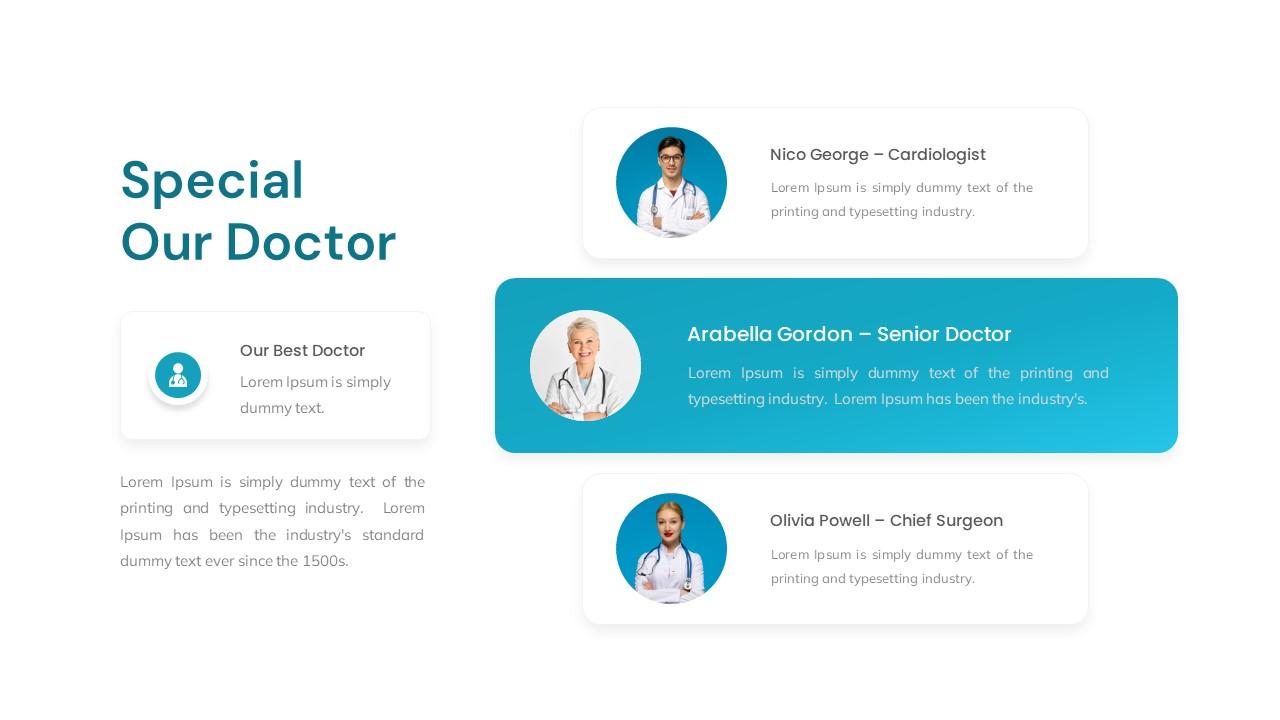 Healthcare Presentation Template PPTX