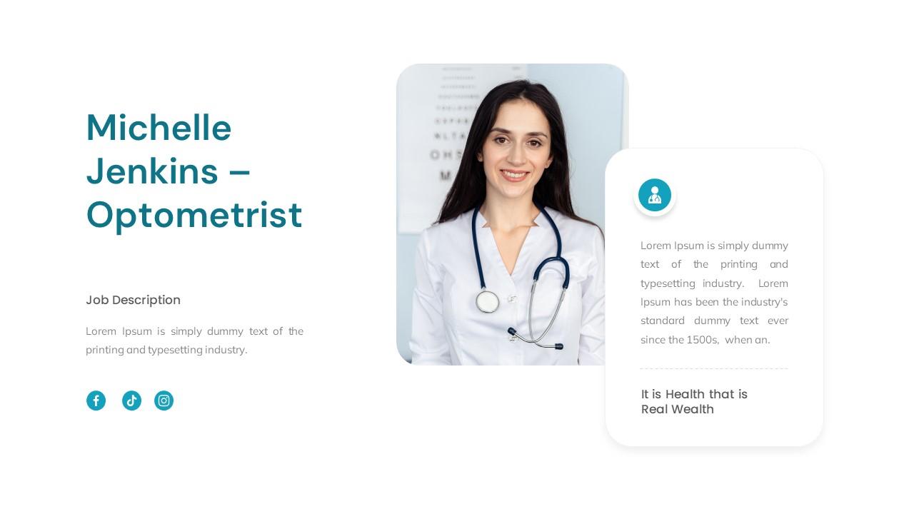 Healthcare Presentation Template PPTX