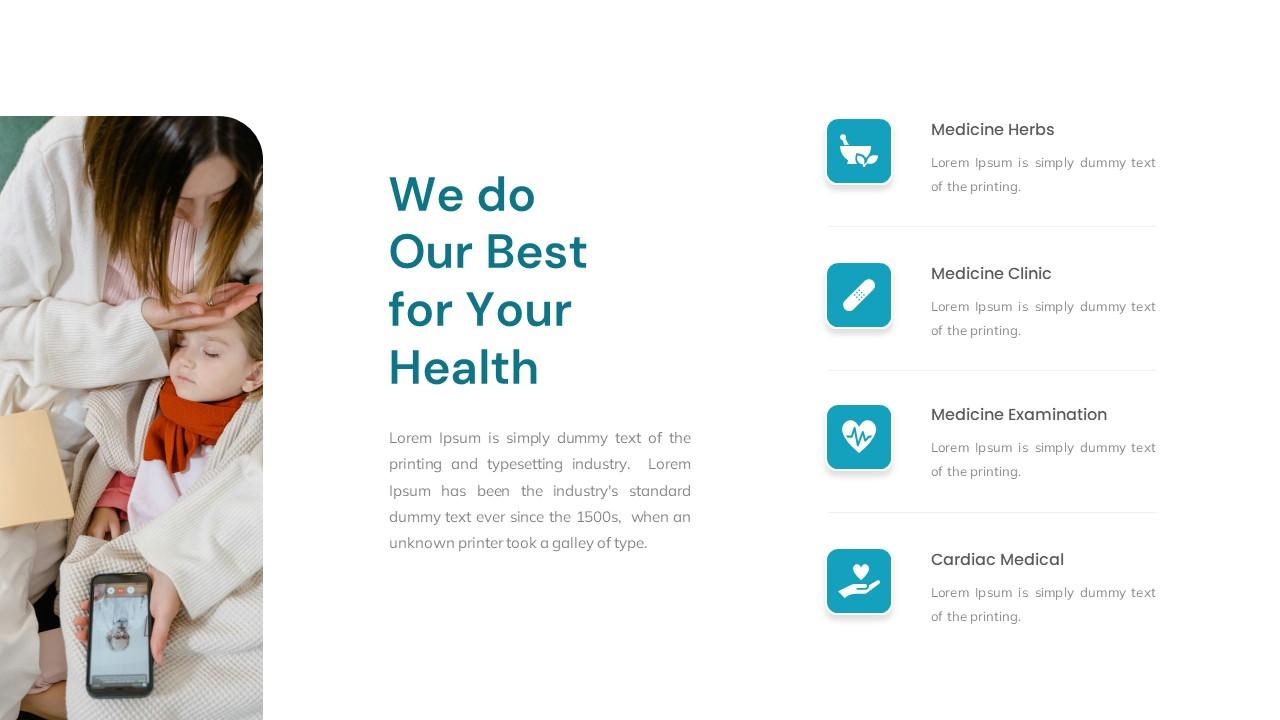 Healthcare Presentation Template PPTX