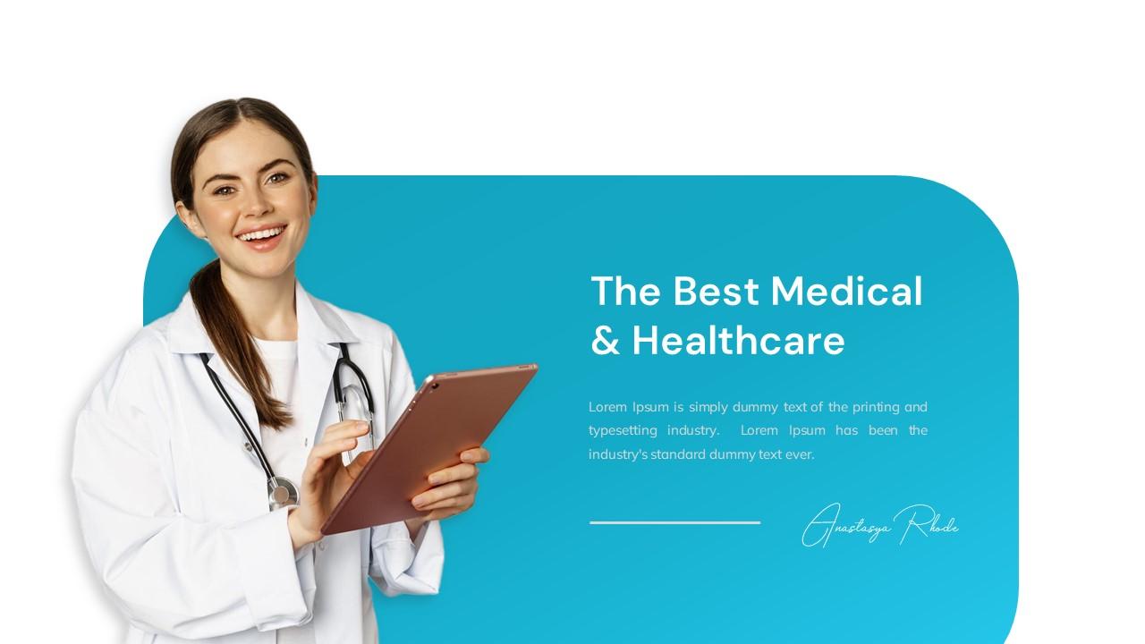 Healthcare Presentation Template PPTX