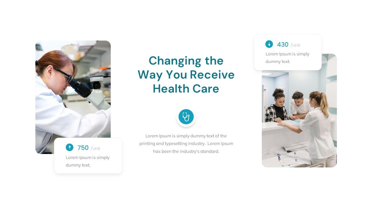 Healthcare Presentation Template PPTX