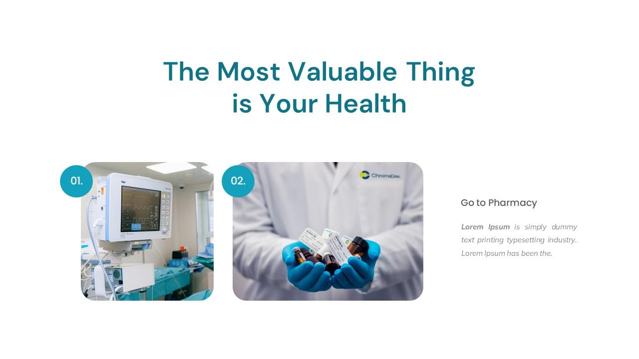 Healthcare Presentation Template PPTX