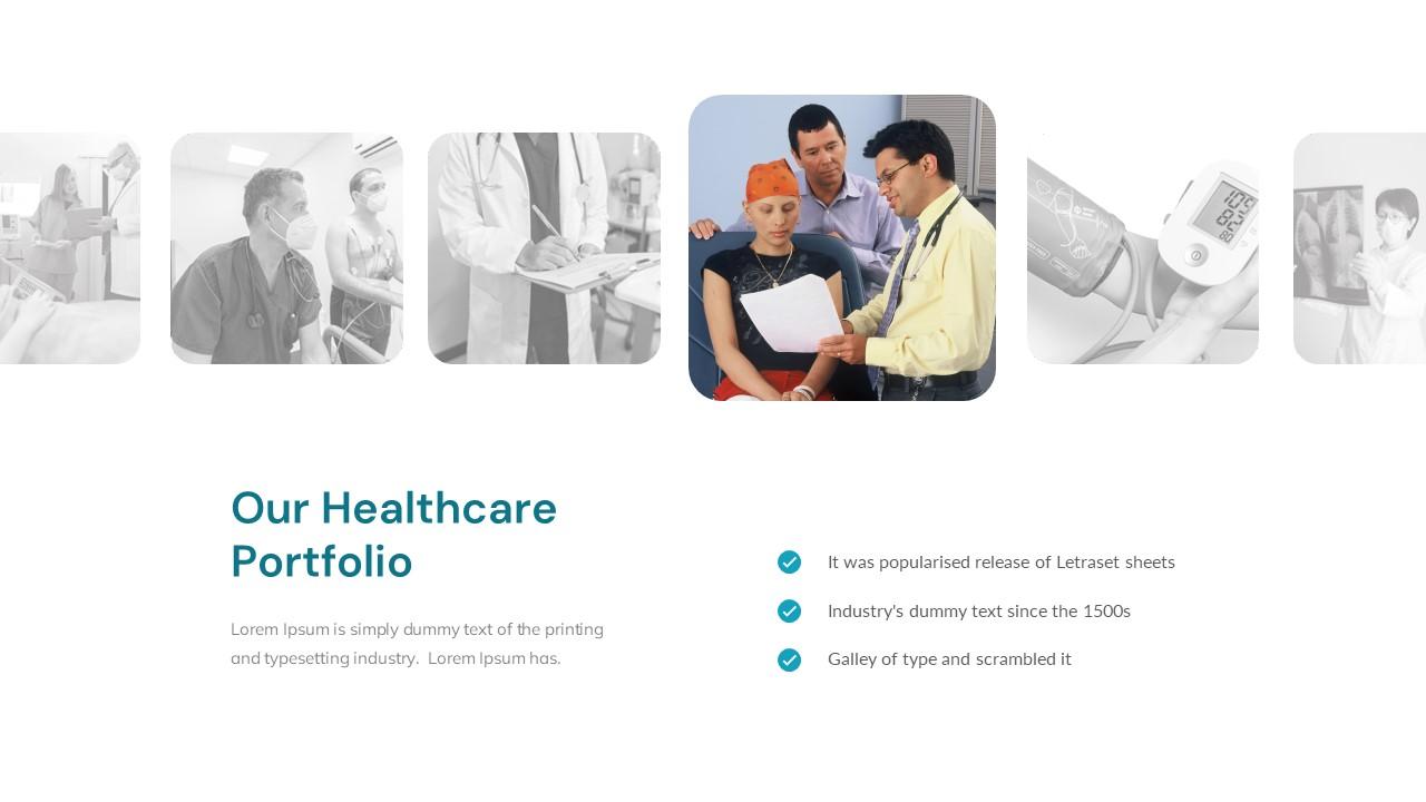 Healthcare Presentation Template PPTX