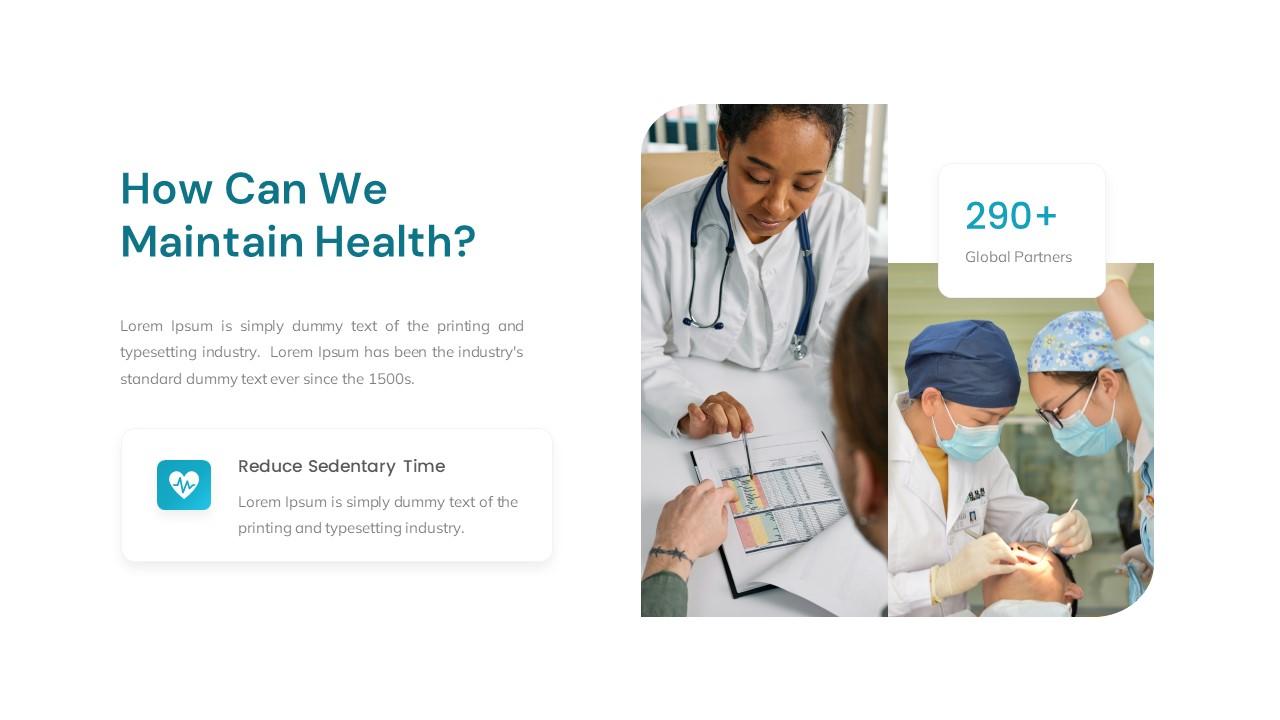 Healthcare Presentation Template PPTX