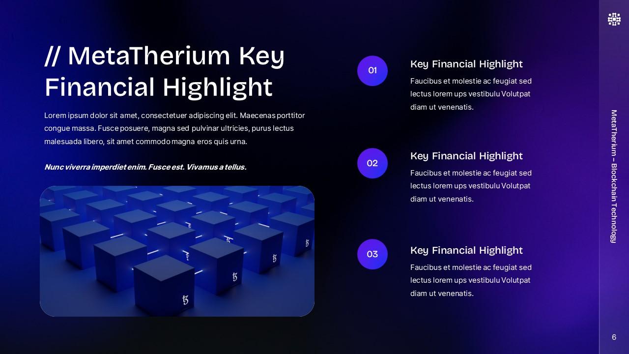 MetaTherium Blockchain Presentation PPTX