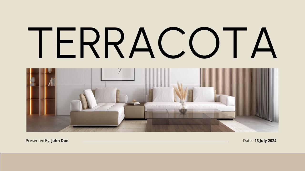 Terracota Interior Presentation PPTX