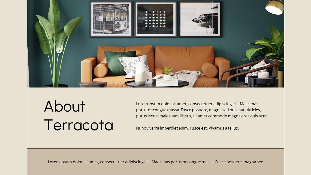 Terracota Interior Presentation PPTX