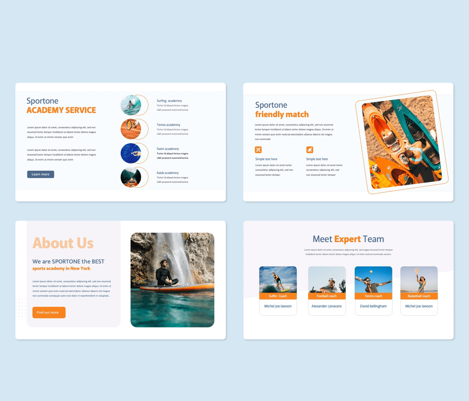 Athletics - Summer SportS PowerPoint Presentation Template