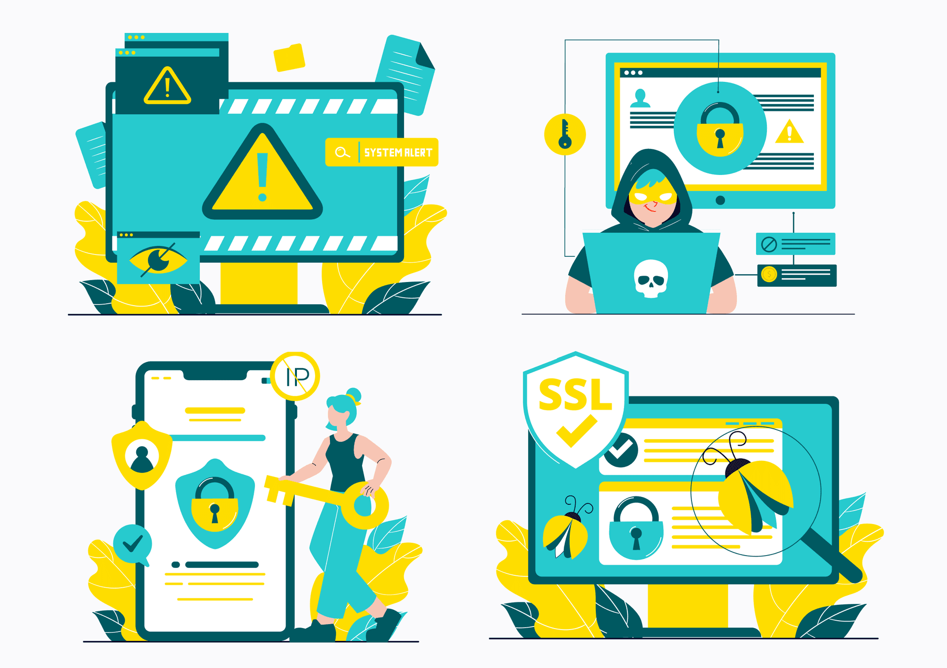 Cyber Security Illustration