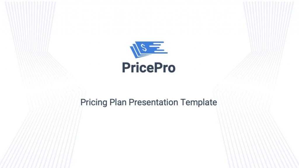 PicePro-Pricing Plans PowerPoint Template