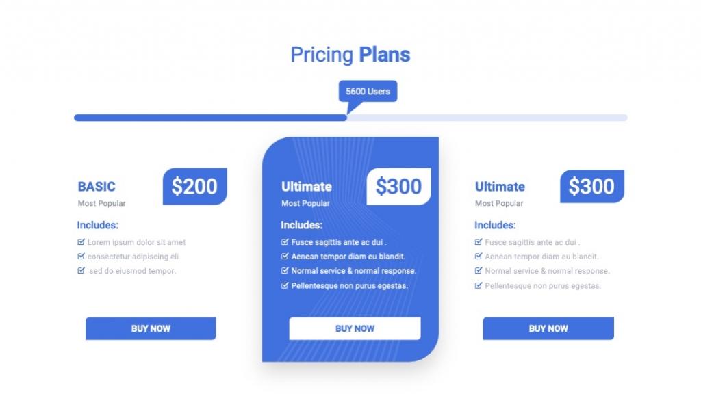 PicePro-Pricing Plans PowerPoint Template