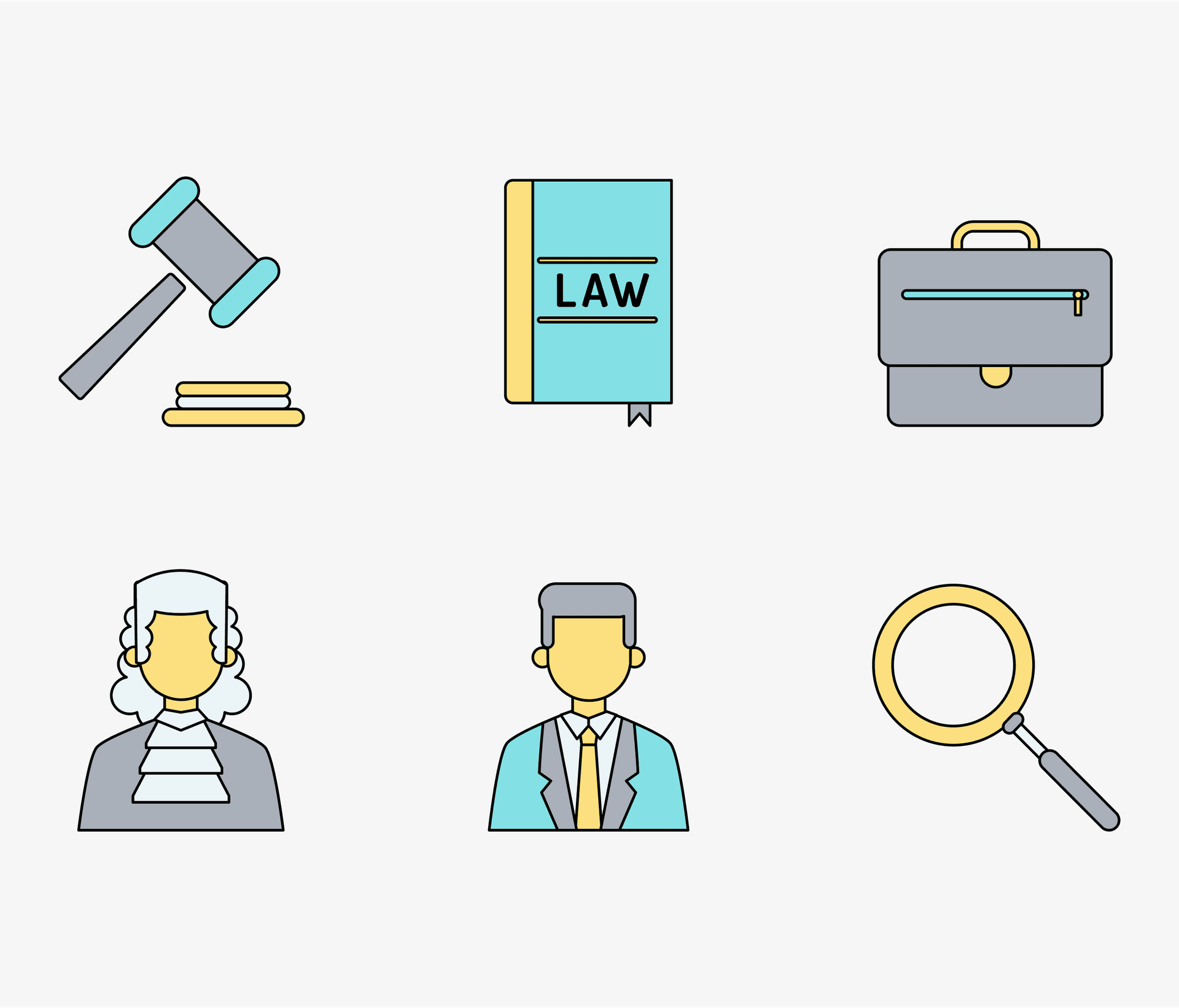 Law Firm Icon Pack