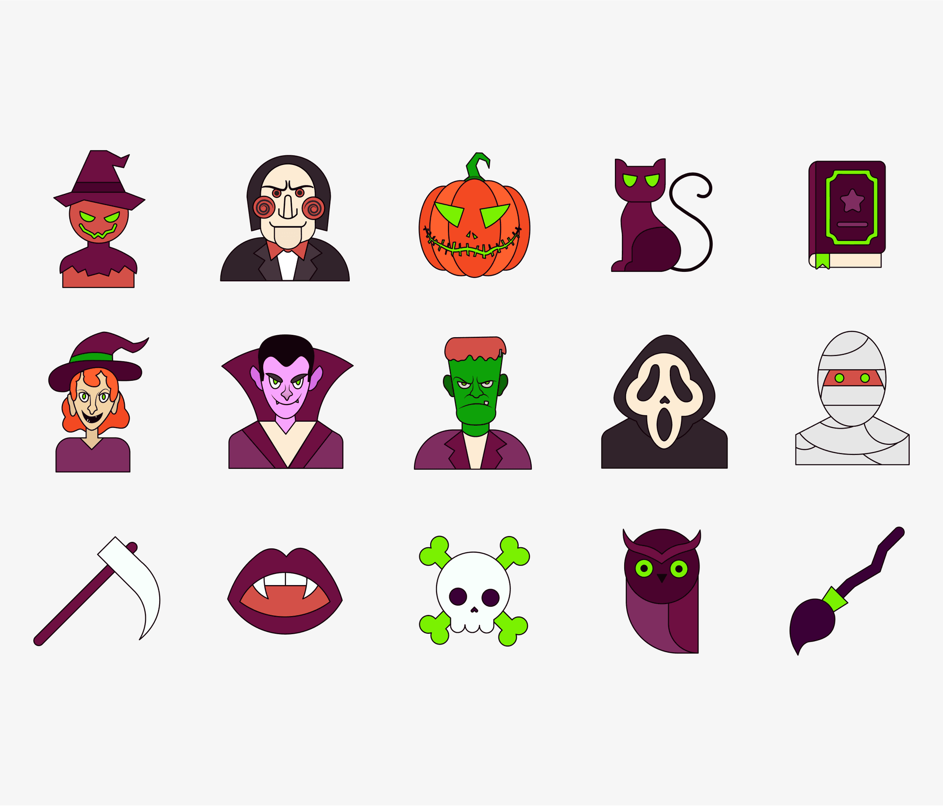 Halloween Icon Set