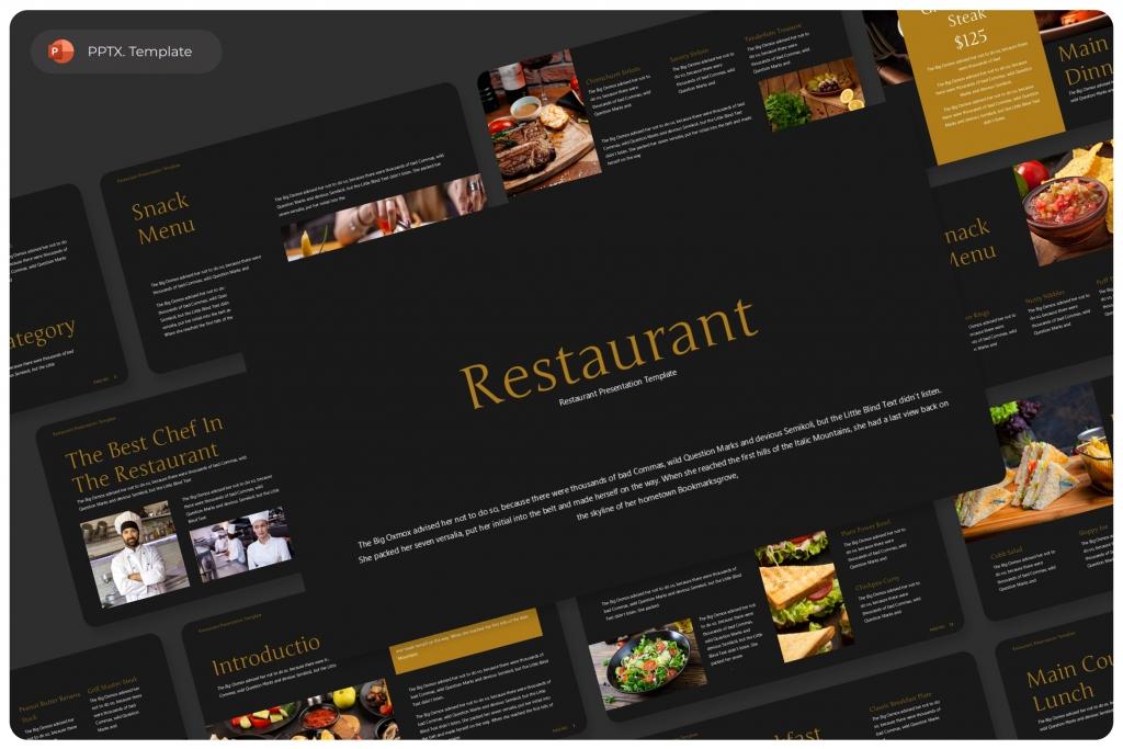 Restaurant PowerPoint Presentation Template