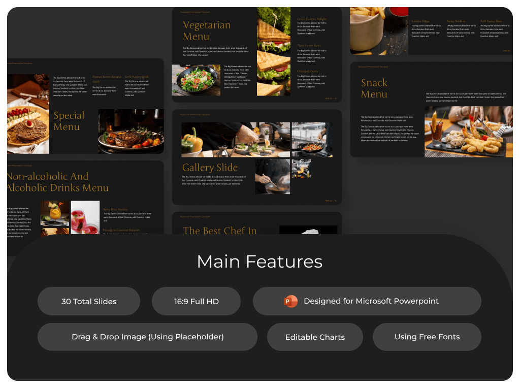 Restaurant PowerPoint Presentation Template