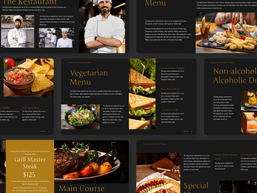 Restaurant PowerPoint Presentation Template