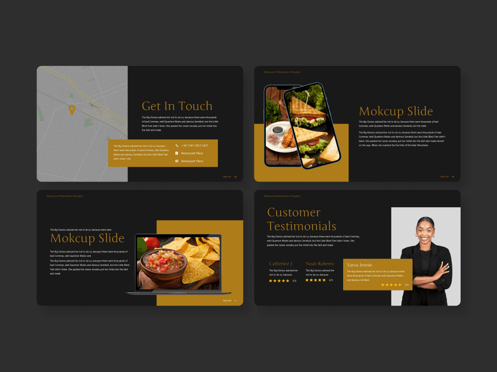 Restaurant PowerPoint Presentation Template