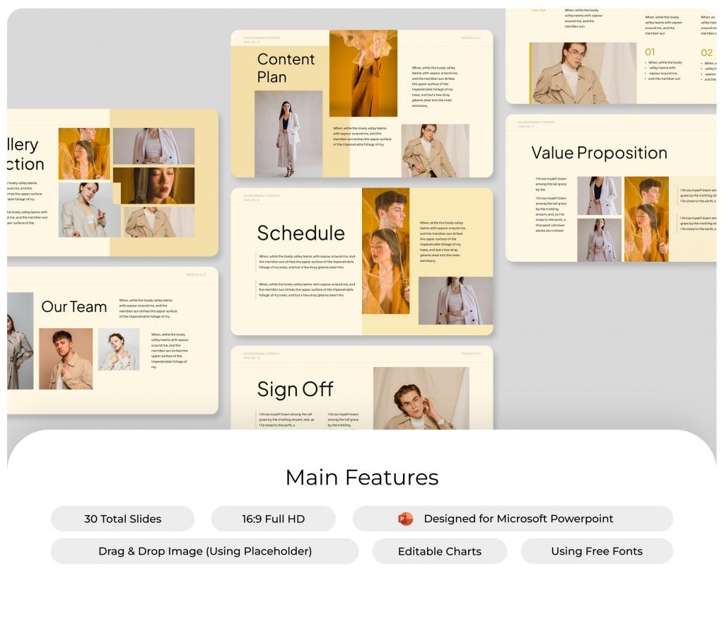 Kazara- Brand Proposal PowerPoint Presentation Template