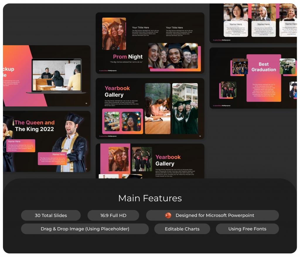School Yearbook PowerPoint Presentation Template