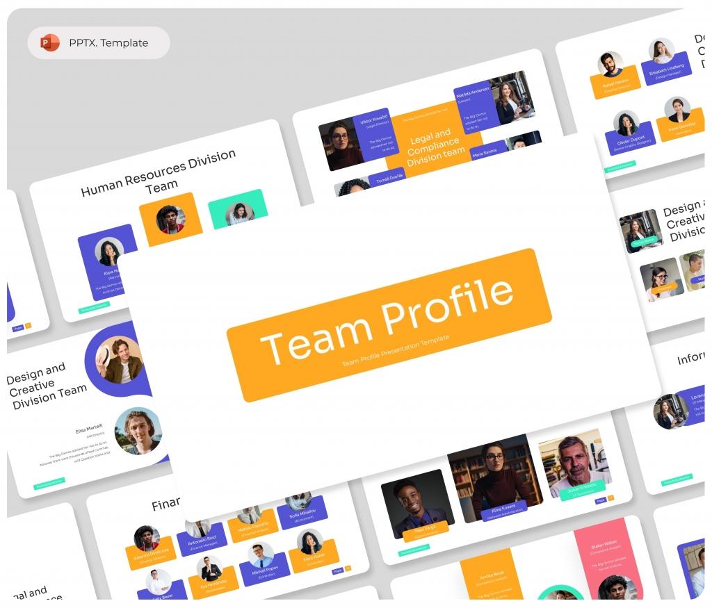 Team Profile - PowerPoint Presentation Template