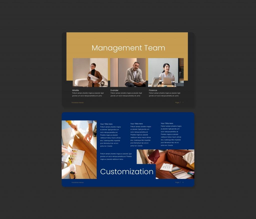 Dream- Interior Design PowerPoint Presentation Template