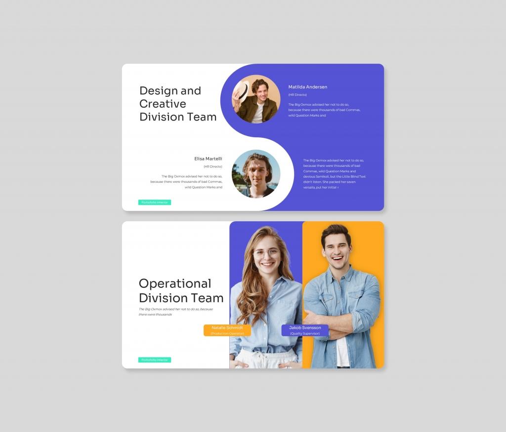 Team Profile - PowerPoint Presentation Template