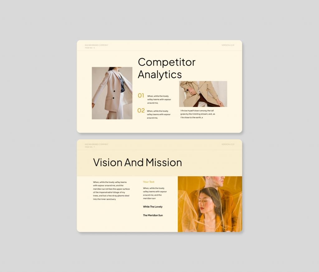 Kazara- Brand Proposal PowerPoint Presentation Template