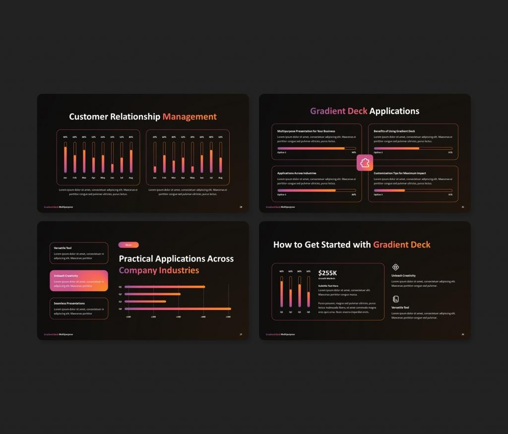 Gradient Deck Multipurpose PowerPoint Template