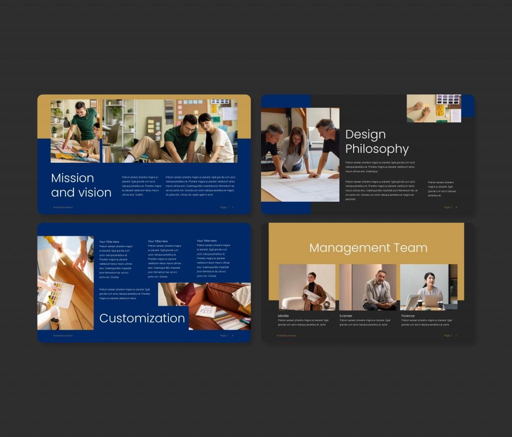 Dream- Interior Design PowerPoint Presentation Template