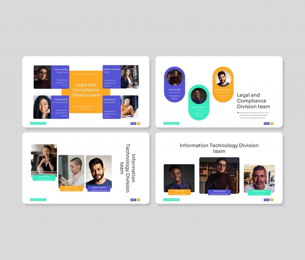 Team Profile - PowerPoint Presentation Template