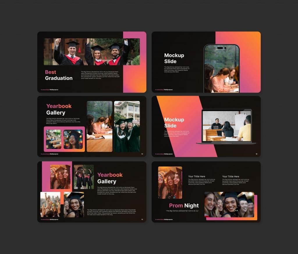 School Yearbook PowerPoint Presentation Template
