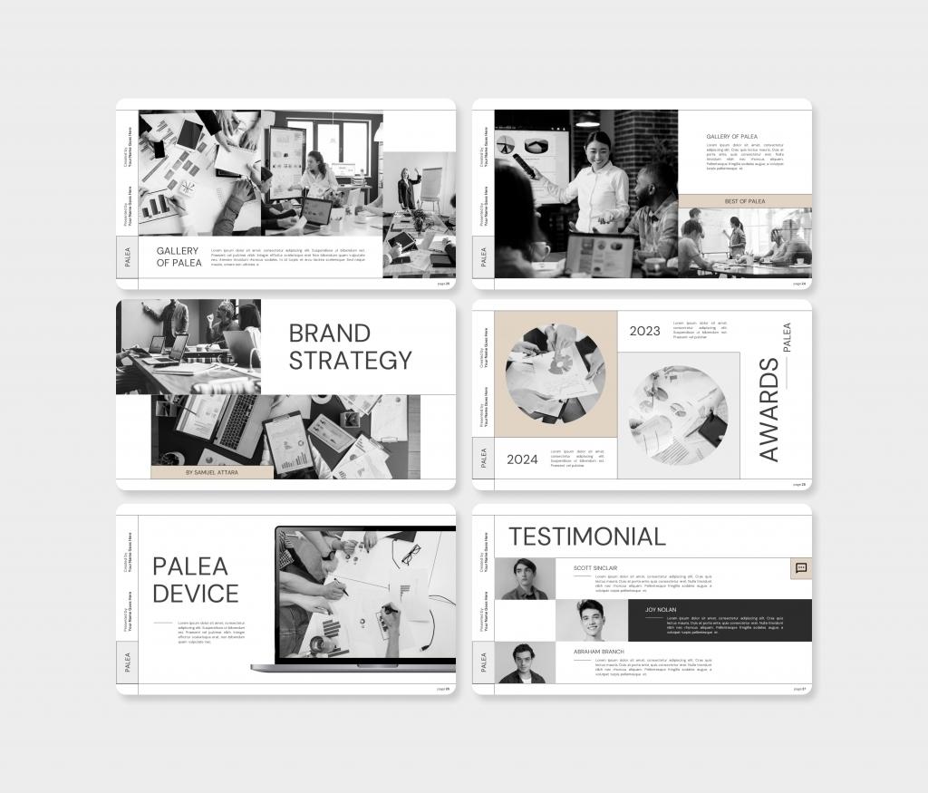 Palea Brand Strategy PowerPoint Presentation Template