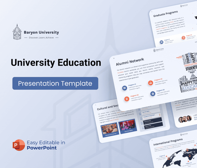 University Education – PowerPoint Presentation Template