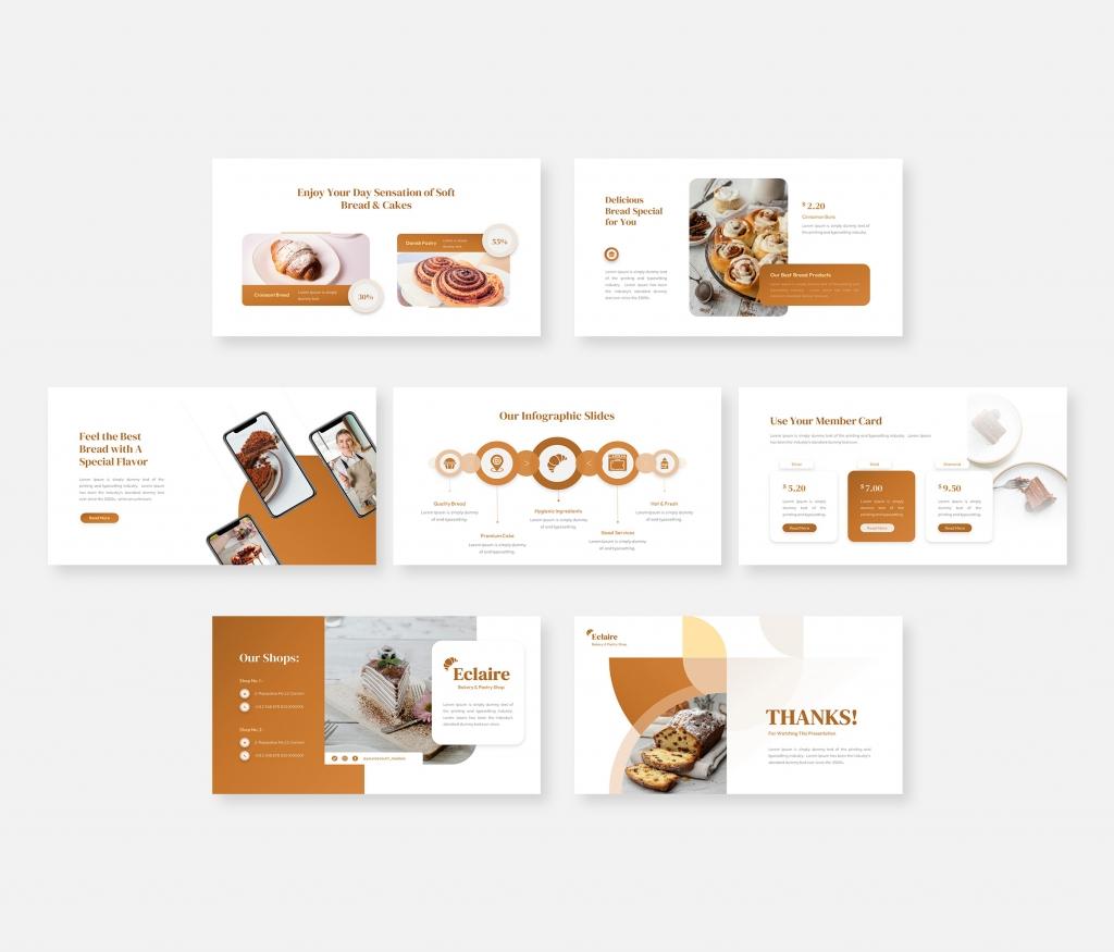 Eclaire- Bakery and Pastry Google Slides Presentation