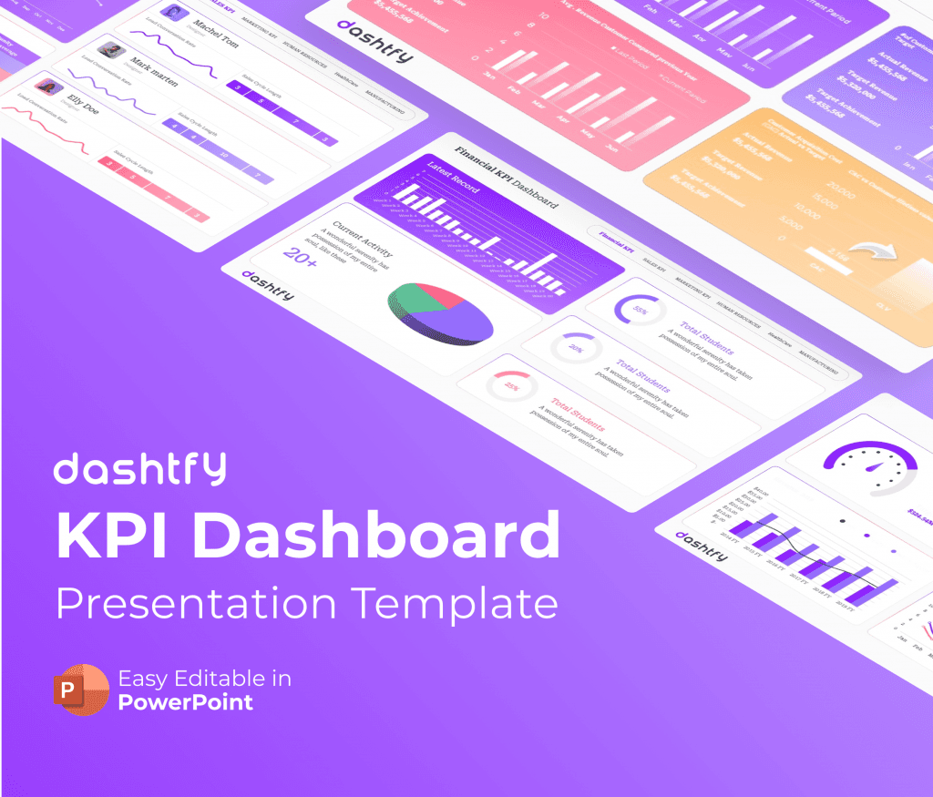 Dashtfy- KPI Dashboard PowerPoint Presentation