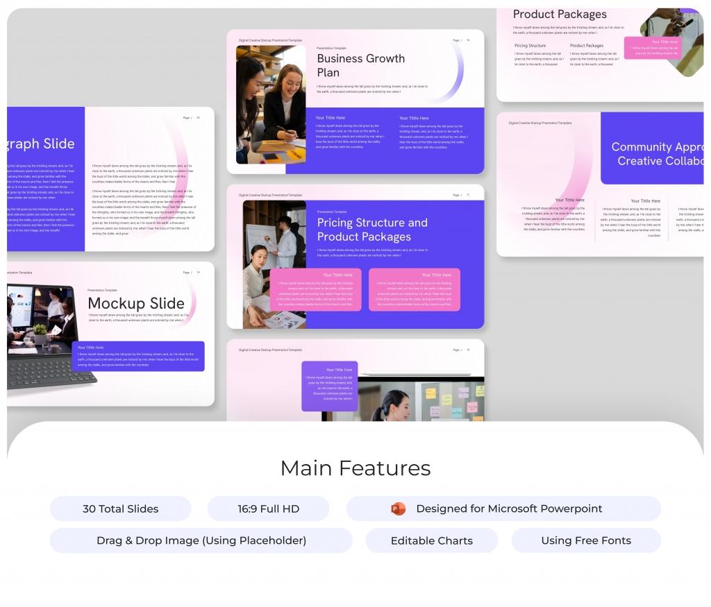 Digital Startup PowerPoint Presentation Template