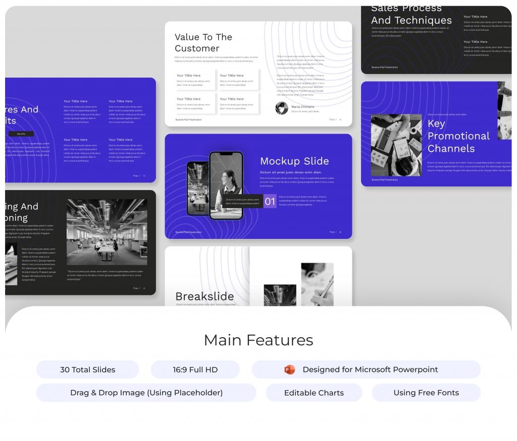 Building The Future- Business Plan PowerPoint Template