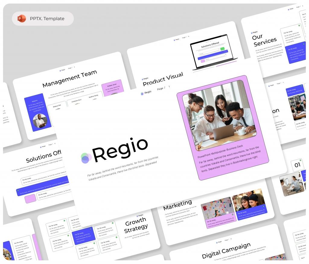 Regio - Multipurpose PowerPoint Presentation Template
