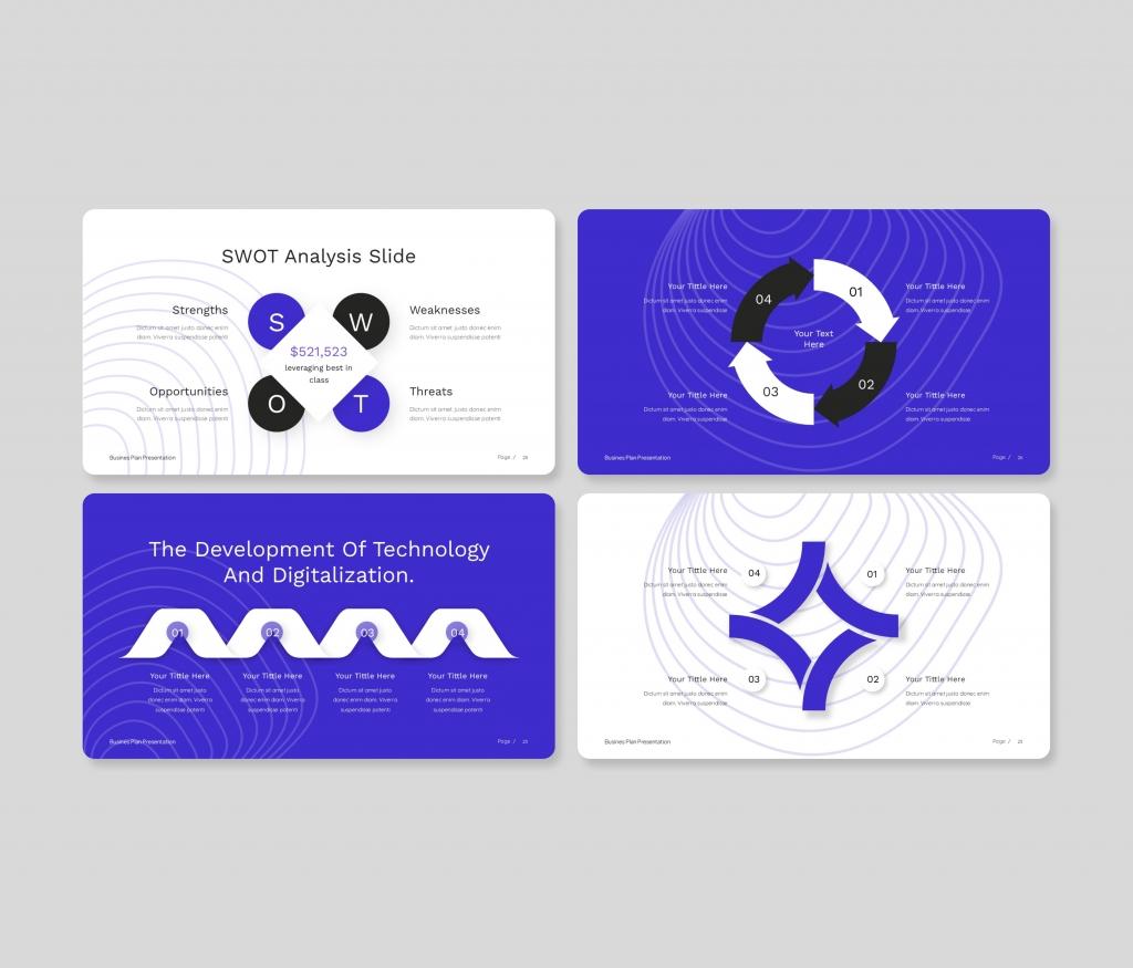 Building The Future- Business Plan PowerPoint Template