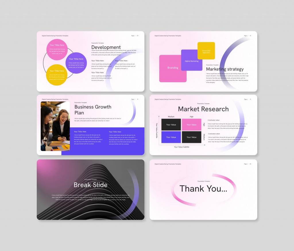 Digital Startup PowerPoint Presentation Template