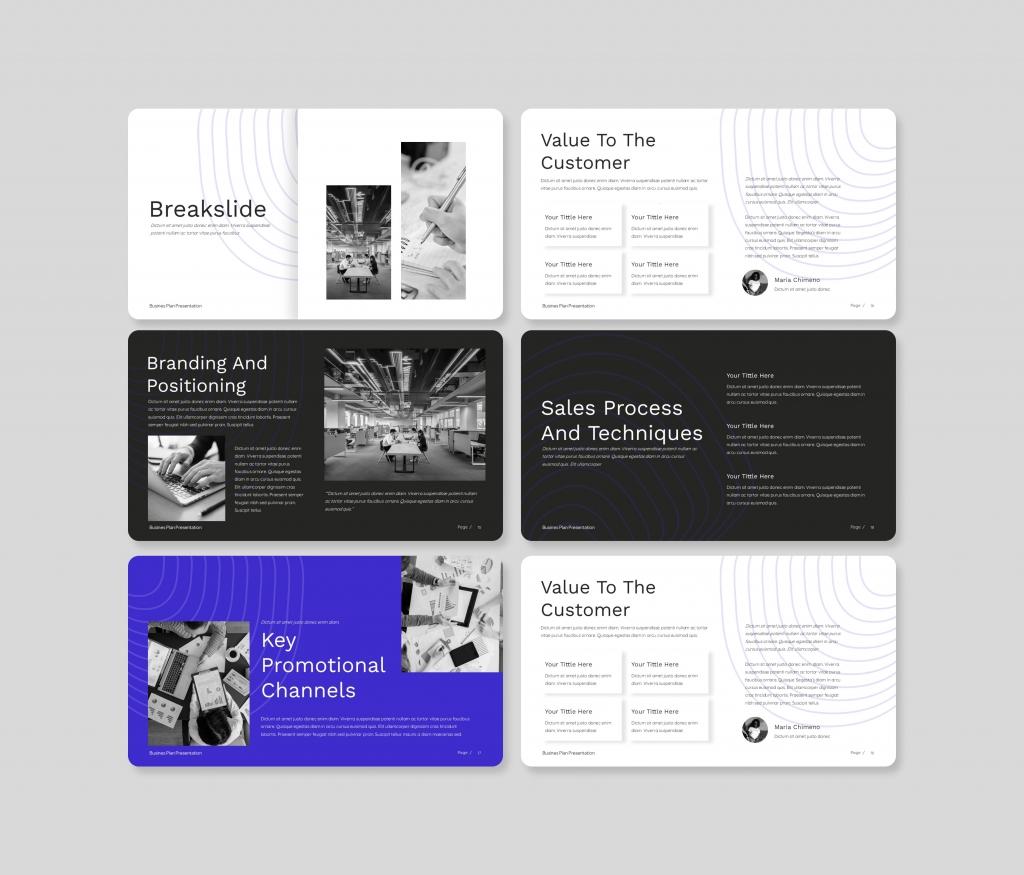 Building The Future- Business Plan PowerPoint Template