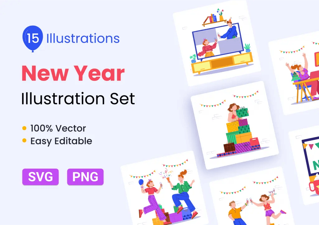 New Year Designs Kit